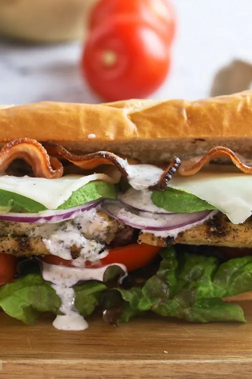 Chicken Bacon Ranch Sandwich