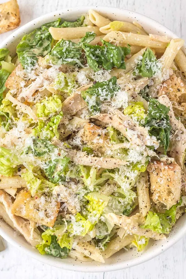 Chicken Caesar Pasta Salad