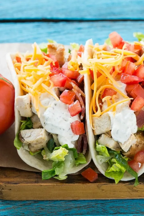 Chicken Ranch Tacos