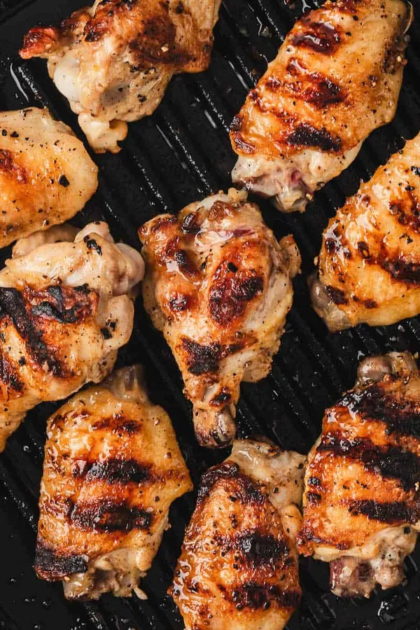 Chicken Wings on Grill
