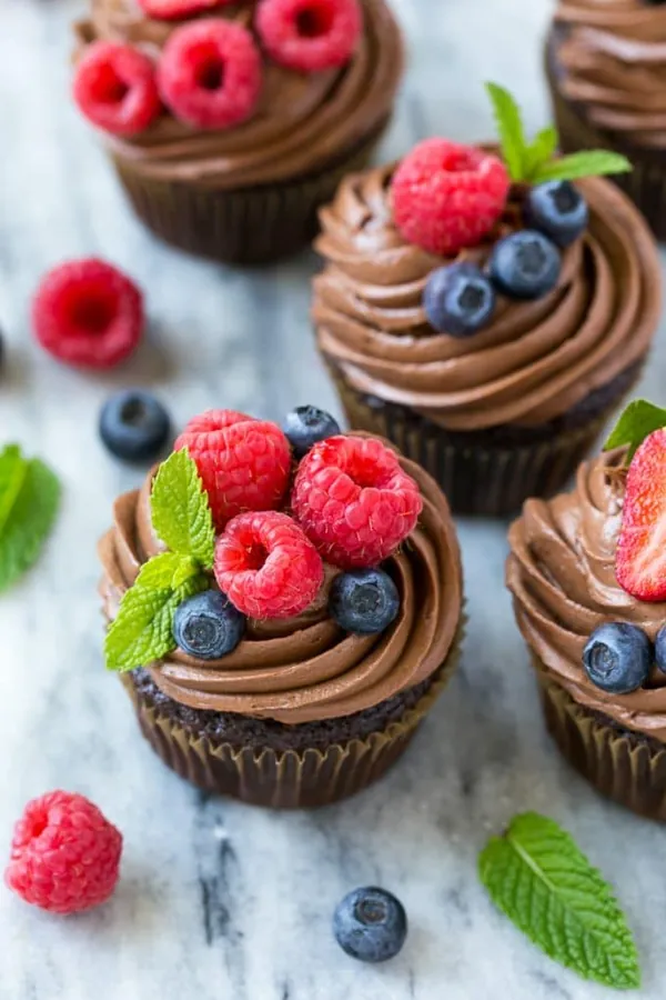 Chocolate Hazelnut Cupcakes