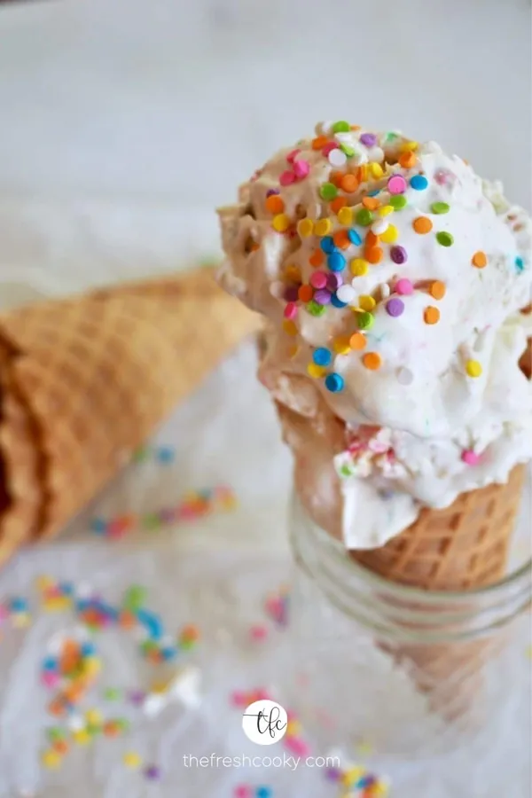 Circus Animal Cookie Ice Cream (No Churn)