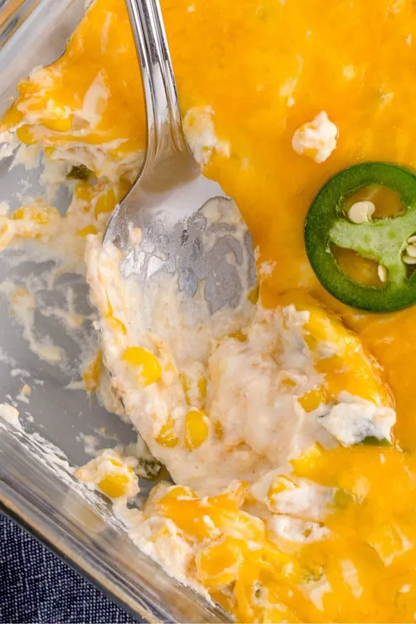 Creamy Cheddar Jalapeno Corn Casserole + Dip Recipe