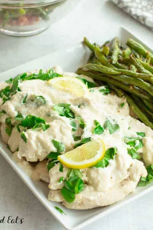 Creamy Lemon Chicken with Basil