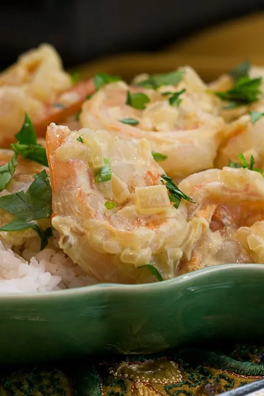 Creamy Shrimp Curry (korma)