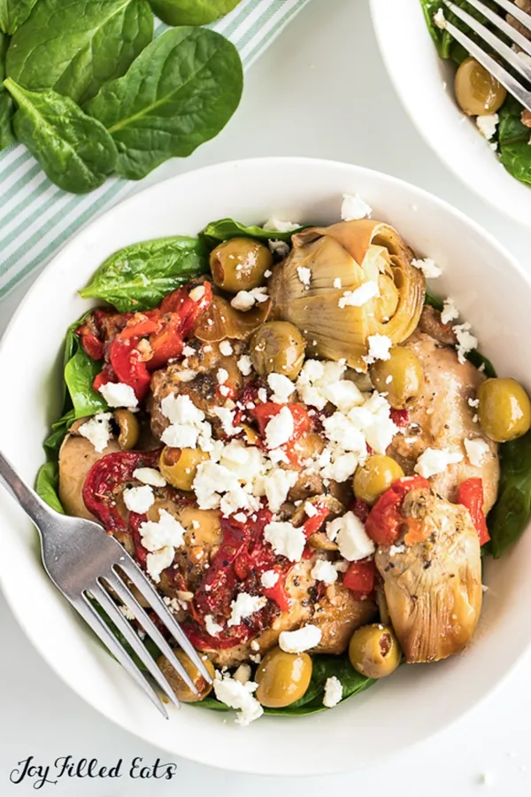 Crock Pot Mediterranean Chicken