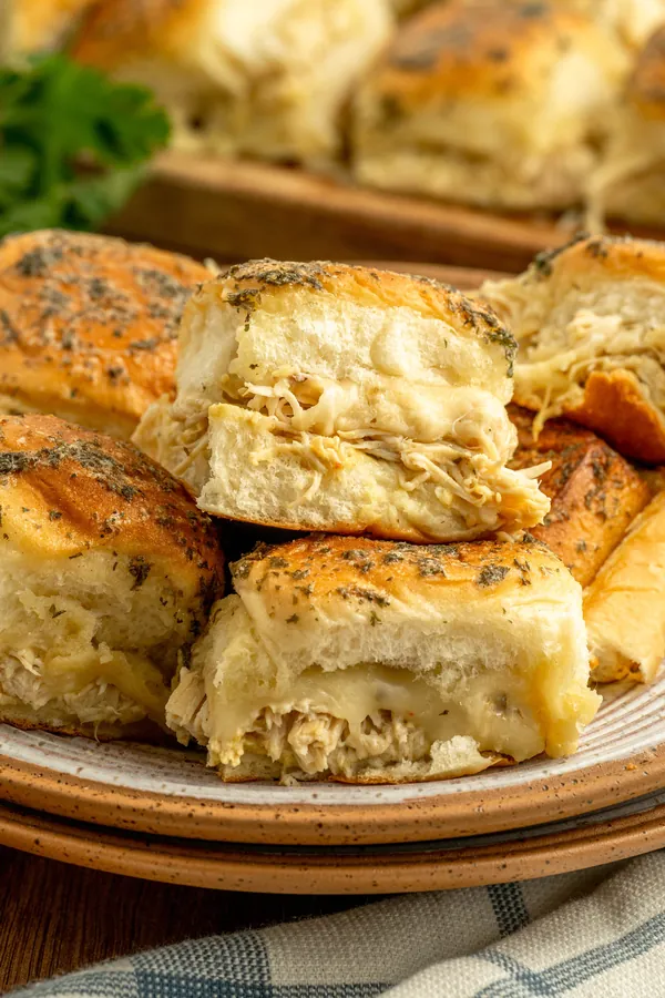 Crockpot Mississippi Chicken Sliders