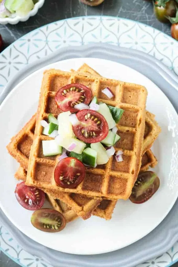 Crunchy Corn Waffles