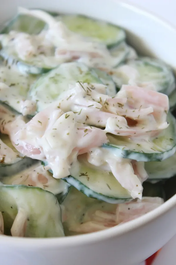 Cucumber and Pickled Shallot Salad