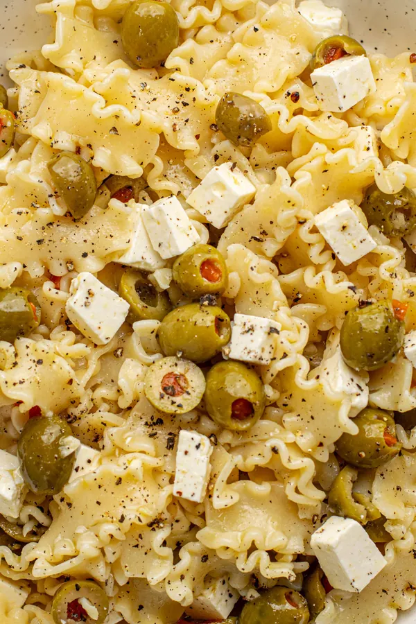 Dirty Martini Pasta Salad