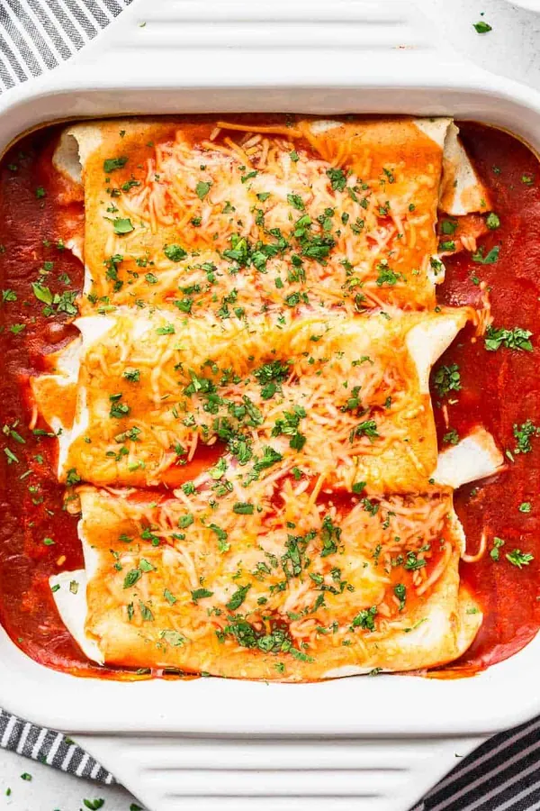 Easy Cheesy Chicken Enchiladas