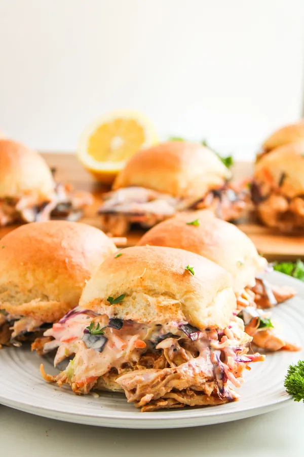 Easy Crockpot BBQ Chicken Sliders Recipe