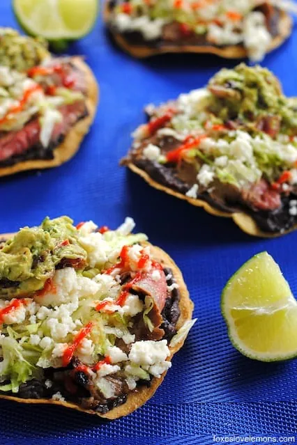 Flank Steak Tostadas
