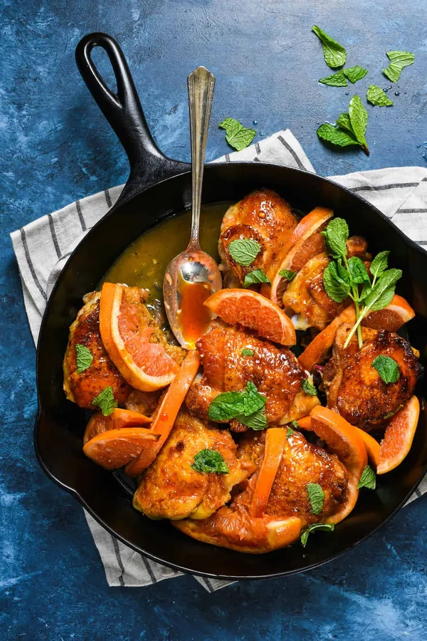Glazed Orange Honey Chicken