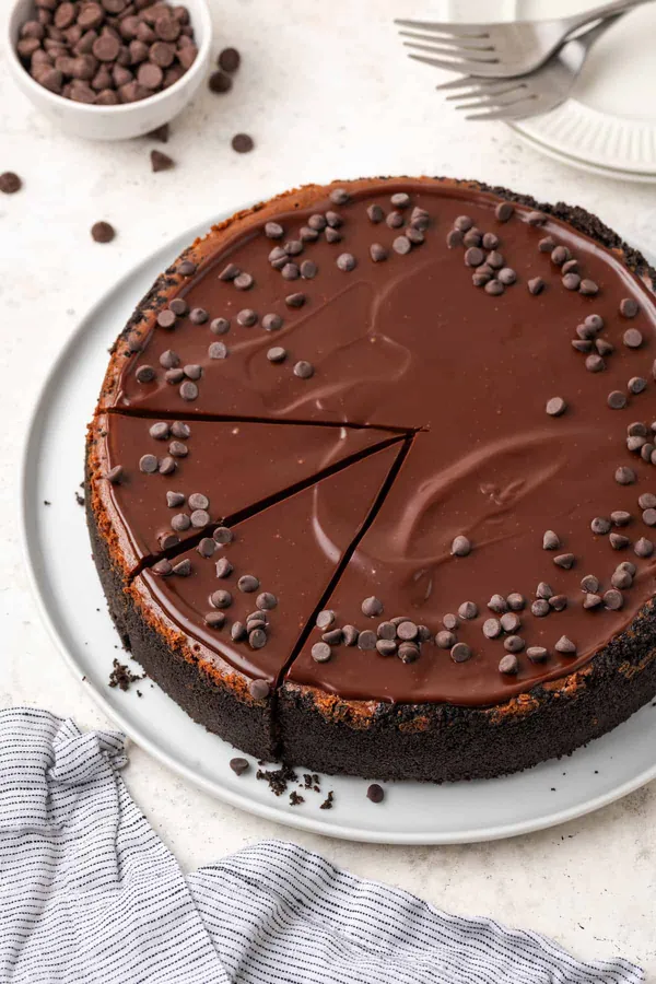 Gluten Free Chocolate Cheesecake