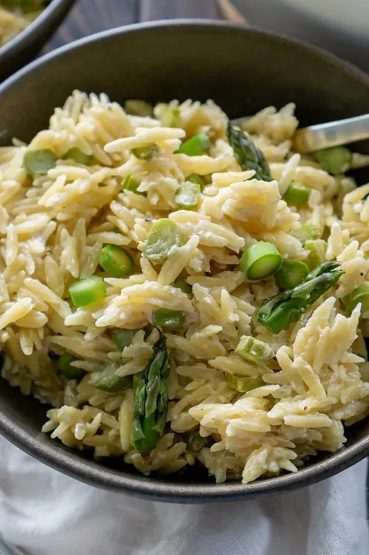 Goat Cheese Orzo Salad