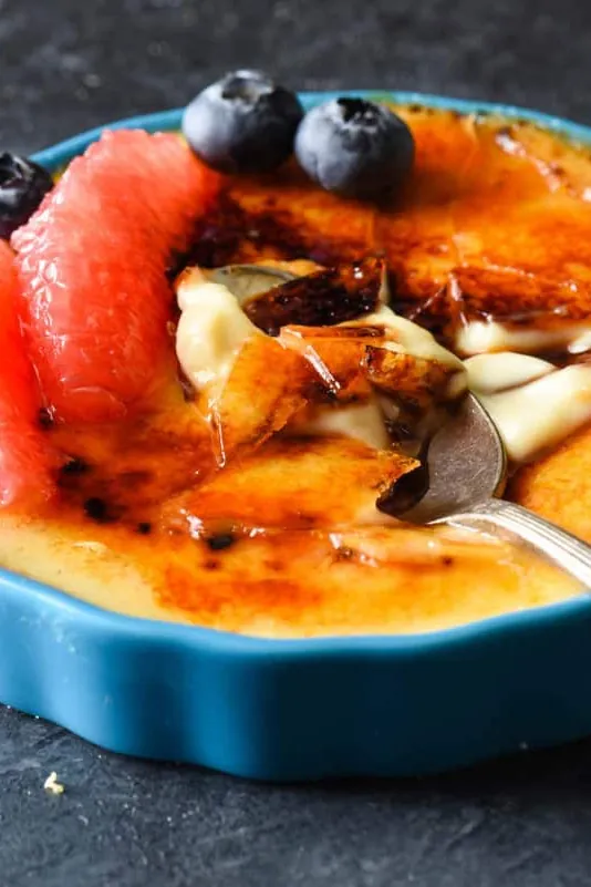 Grapefruit Creme Brulee