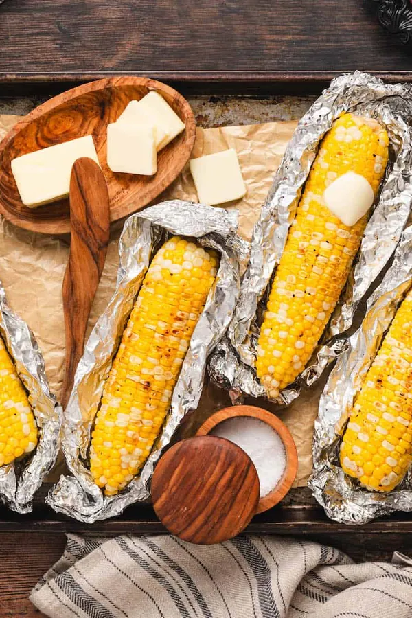 Grilled Corn on the Cob in Foil