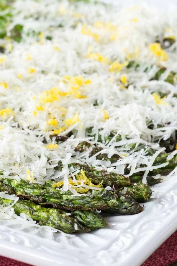 Grilled Lemon Parmesan Asparagus