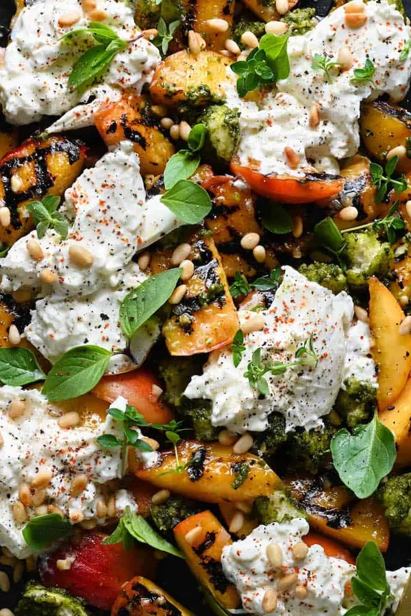 Grilled Peach Salad Recipe