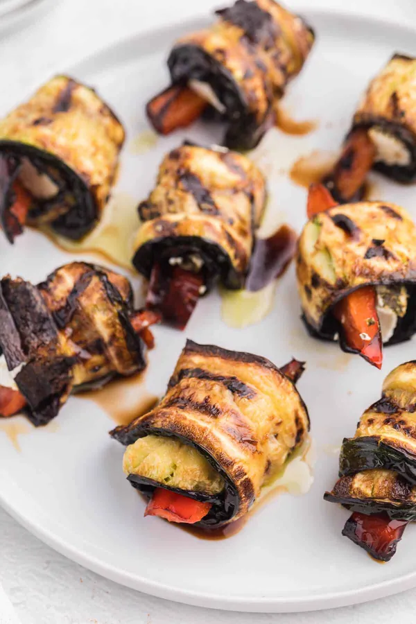 Grilled Zucchini Roll-Ups