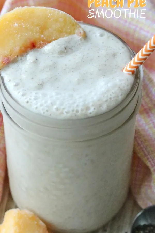 Healthy Peaches and Cream Smoothie