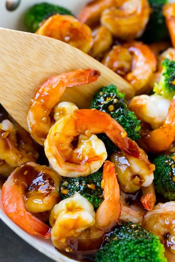 Honey Garlic Shrimp Stir Fry