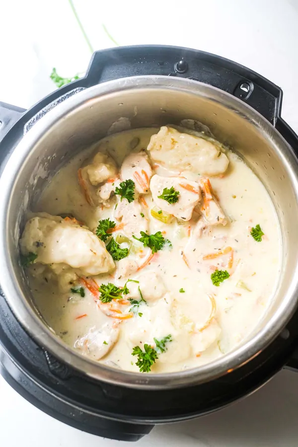 Instant Pot Chicken and Dumplings