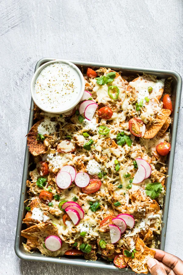 Instant Pot Chicken Nachos