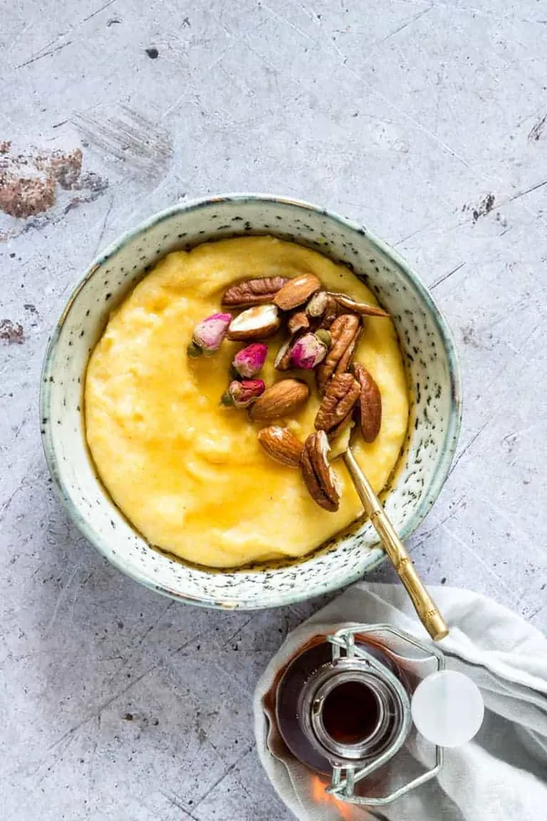 Instant Pot Polenta Breakfast Porridge