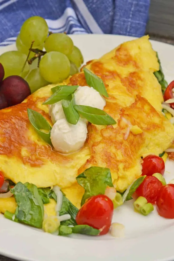 Italian Shrimp Omelette recipe