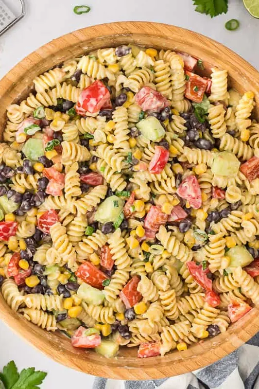 Jalapeno Ranch Pasta Salad