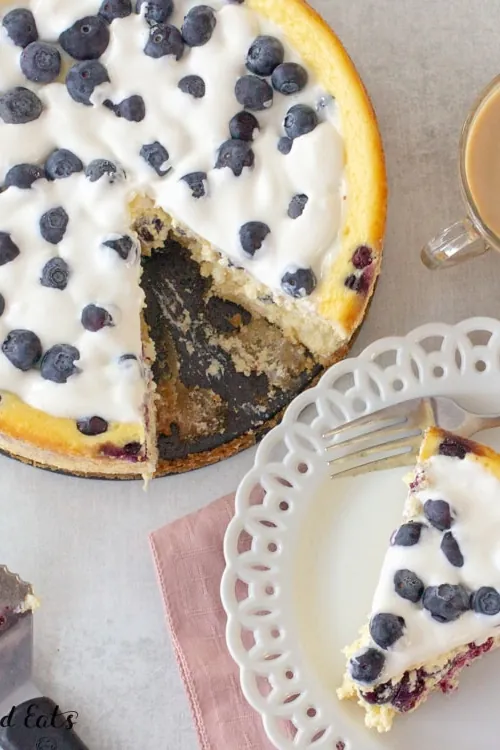 Keto Blueberry Cheesecake