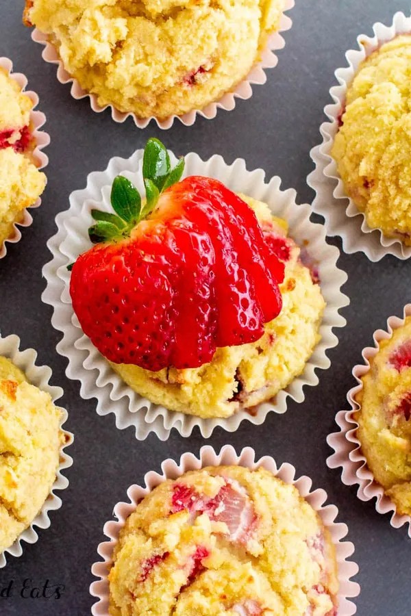 Keto Strawberry Muffins