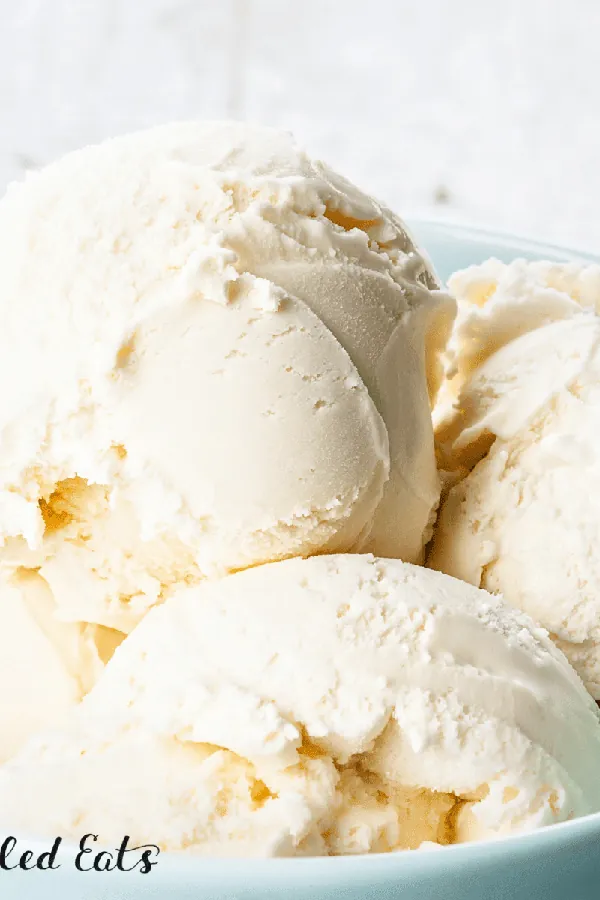 Keto Vanilla Ice Cream