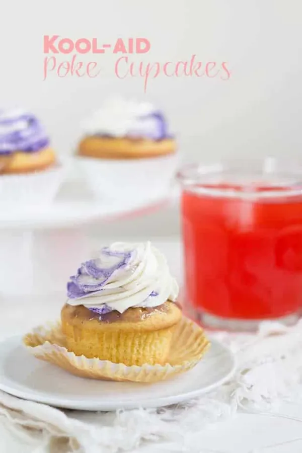 Kool-Aid Poke Cupcakes
