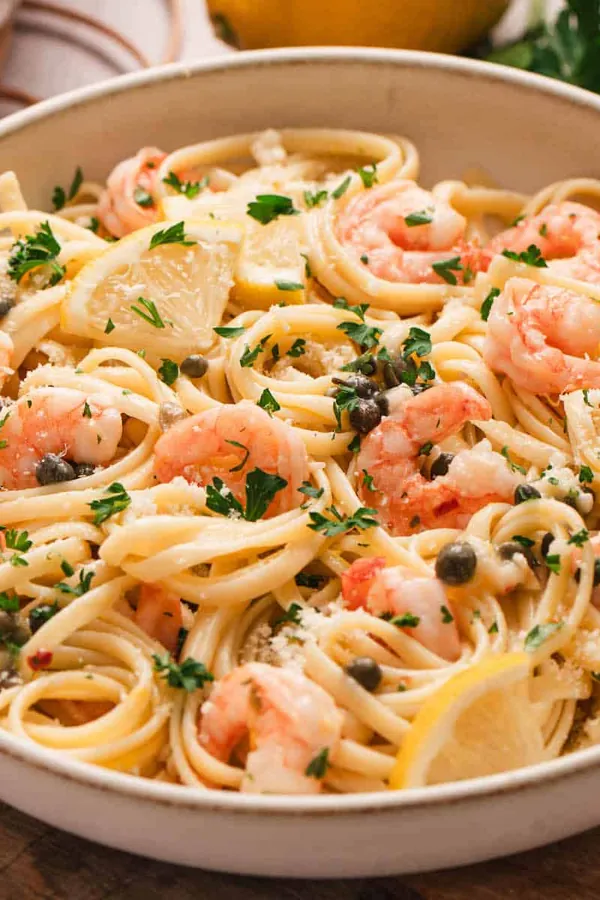 Lemon Caper Linguine