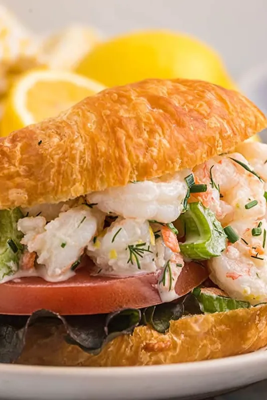 Lemon Garlic Shrimp Salad