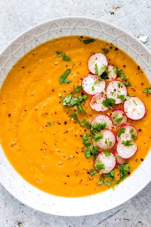 Mexican Spiced Instant Pot Cauliflower Soup
