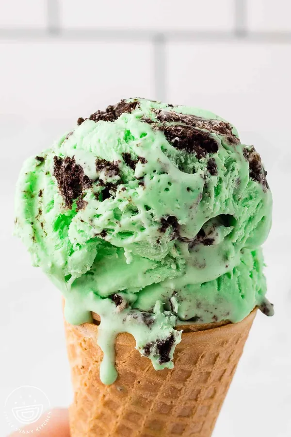Mint Oreo Ice Cream