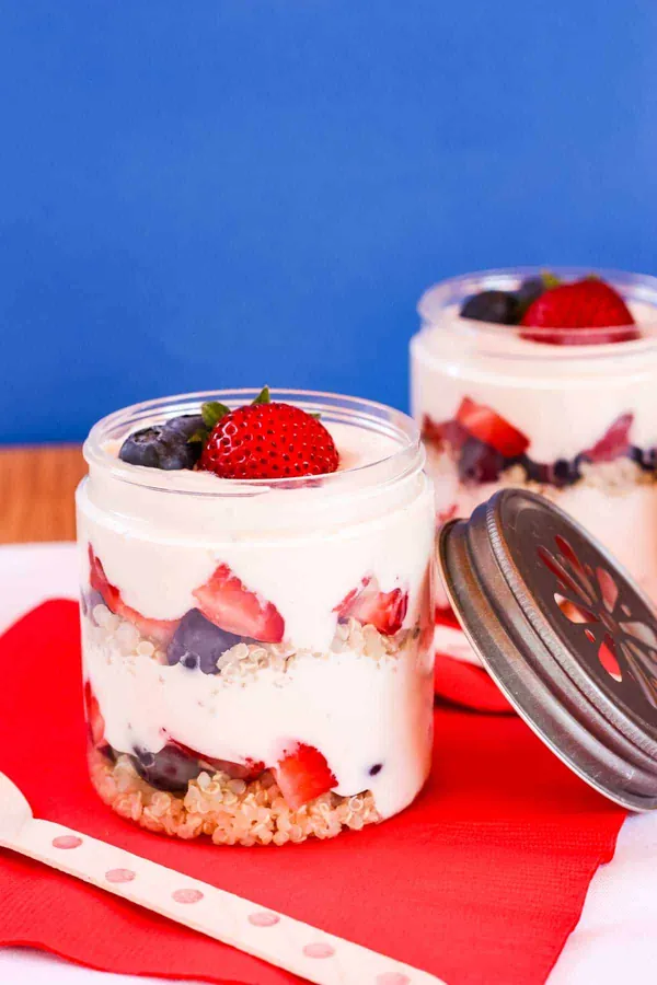 Mixed Berry Quinoa Parfaits