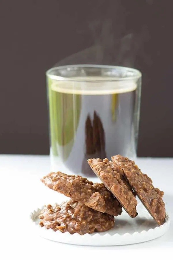 Mocha No Bake Cookies