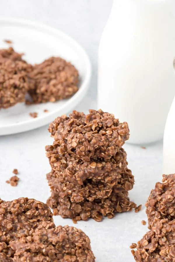 No Bake Chocolate Oatmeal Cookies