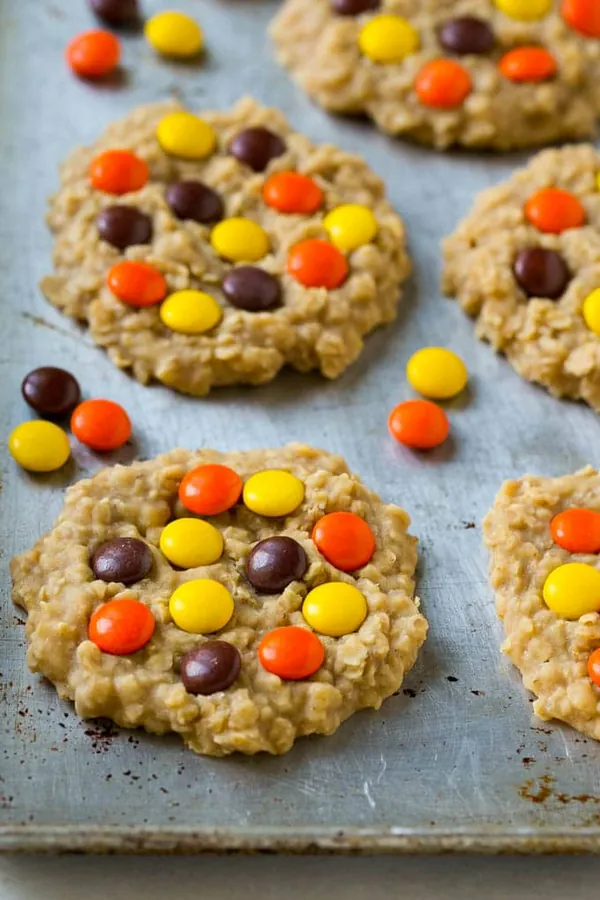 No Bake Peanut Butter Cookies