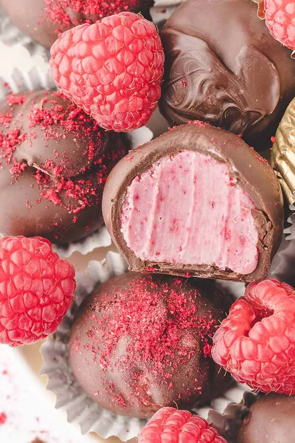 Raspberry Truffles