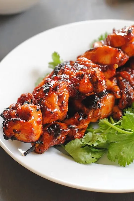 Sambal Chicken Skewers