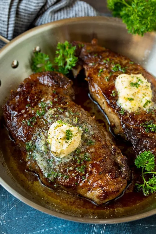 Sirloin Steak with Garlic Butter