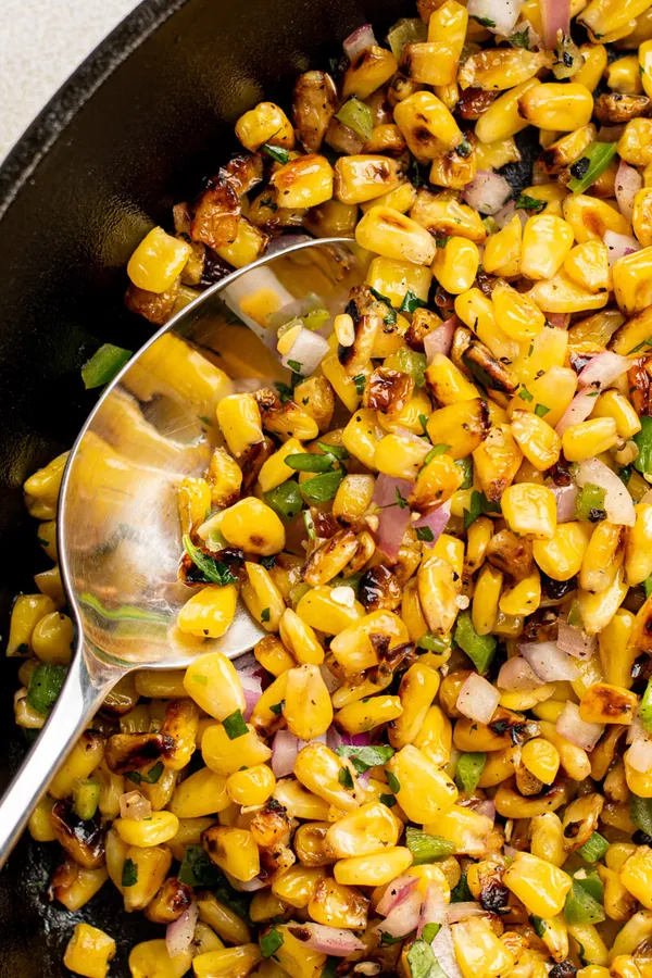 Skillet Charred Corn