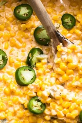 Slow Cooker Cheesy Jalapeno Corn