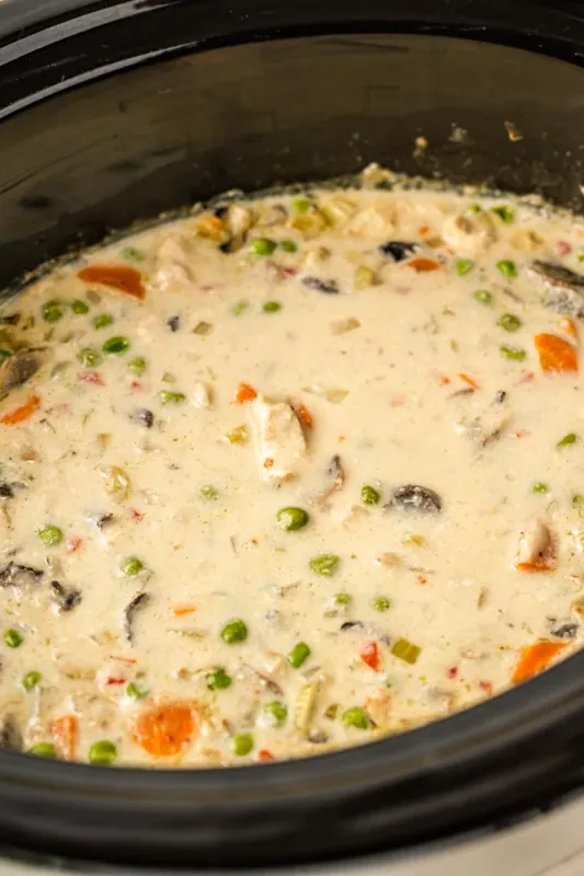 Slow Cooker Chicken ala King